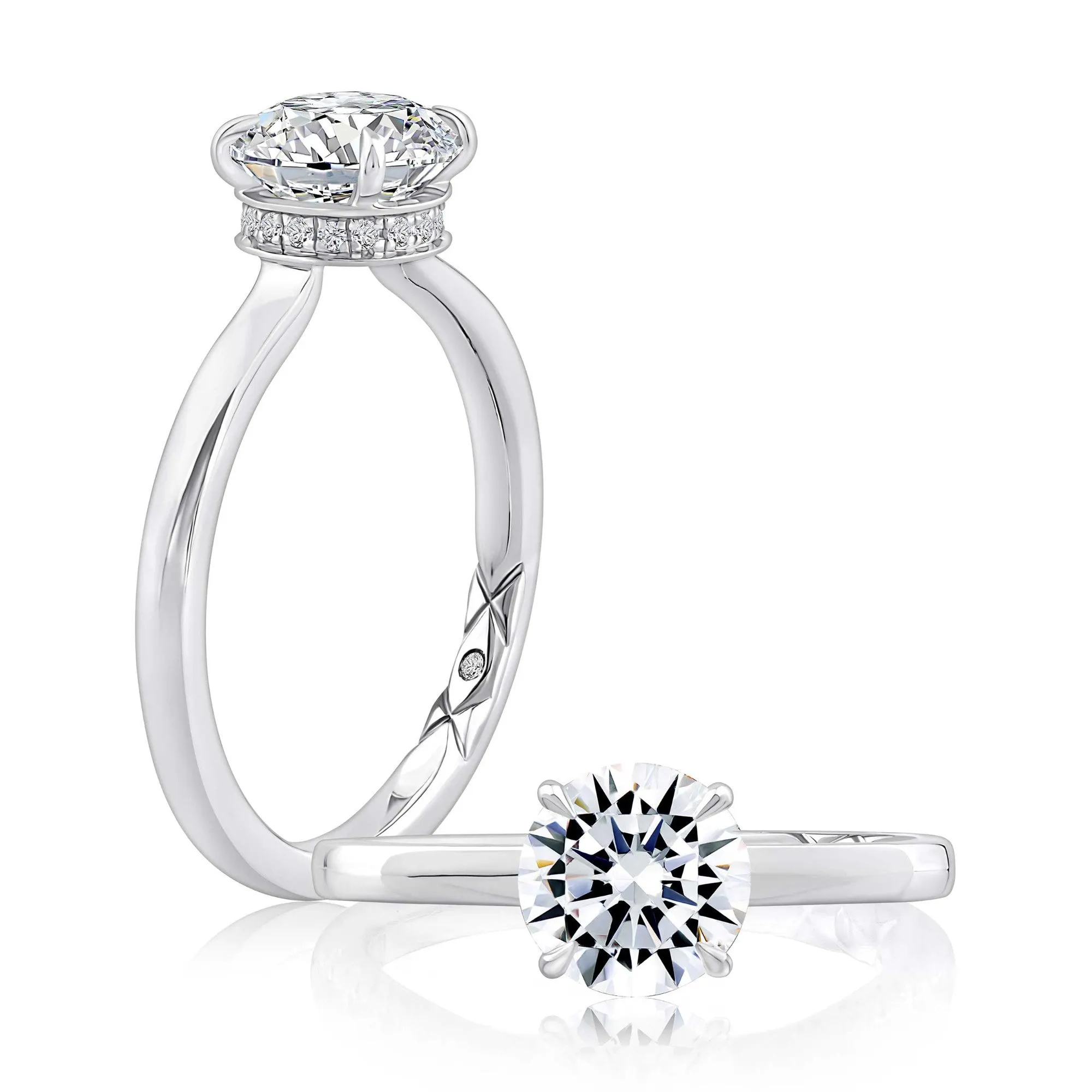 A. JAFFE Solitaire Engagement Ring