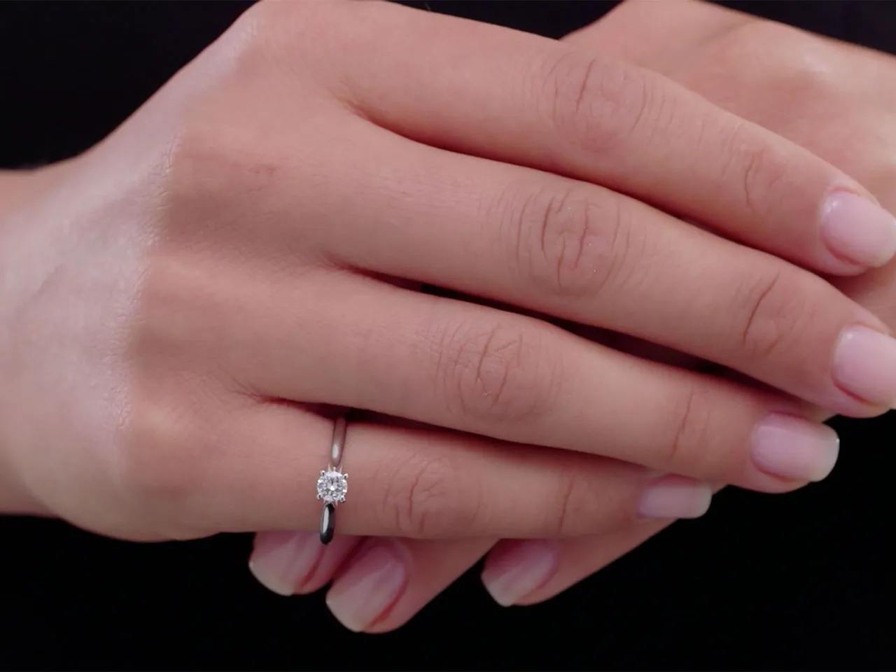Cartier 'Solitaire 1895' Diamond Promise Ring, 0.23 carats, in Platinum