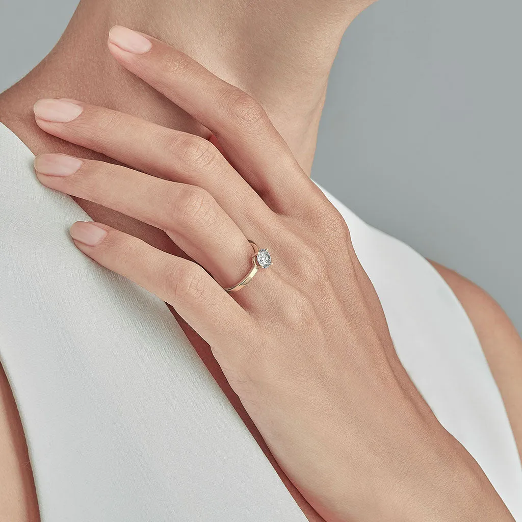Diamond2 Solitaire Claw Set Ring