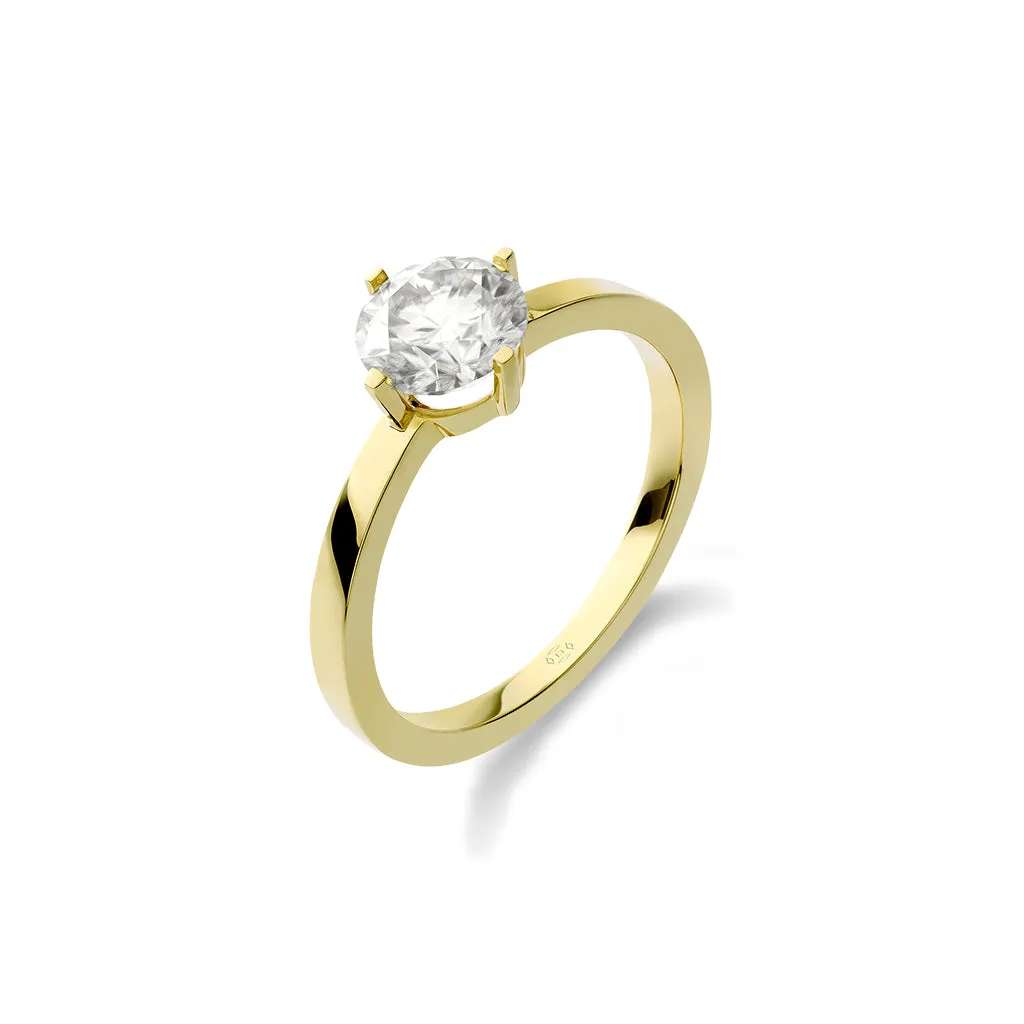 Diamond2 Solitaire Claw Set Ring