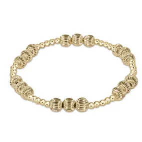 enewton Dignity Joy Pattern 6mm Bead  Bracelet - Gold