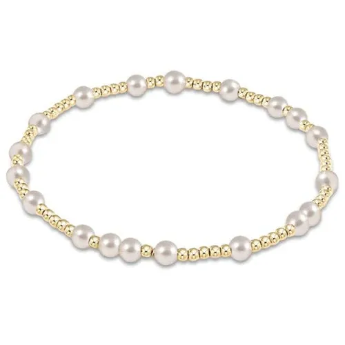 enewton Hope Unwritten 4mm Bead  Bracelet - Pearl
