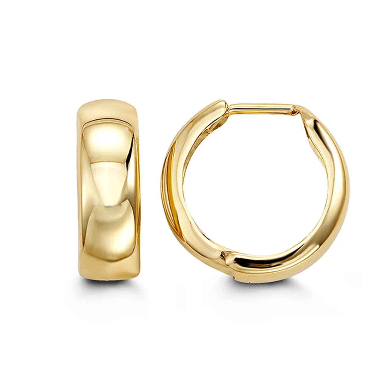 High Polish Huggie Earring