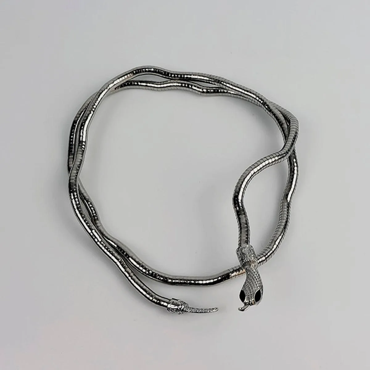 Snake Shaped Adjustable Necklace Bracelet